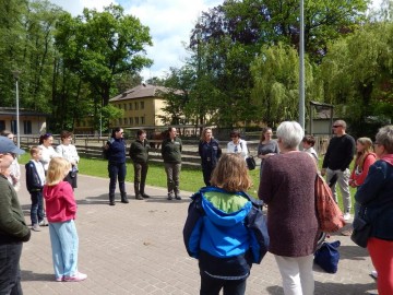 Piknik rodzinny w Lesie Łagiewnickim z okazji Dnia Matki i Dnia Dziecka, zorganizowany we współpracy z Fundacją Dzieciom Idziemy Razem oraz Strażą Miejską w Łodzi 26 maja 2019 r., <p>fot. S. Piskorski</p>
